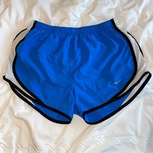 Nike Women’s Tempo Running Short / Size Small / Blue with black and white trim